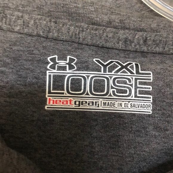 Youth Stanford under armor three-quarter zip shirt - Picture 2 of 3